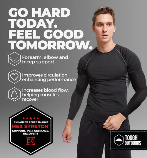 Baseball Arm Sleeve Youth & Adults - Compression Arm Sleeves for Kids Boys & Girls Men & Women - Football